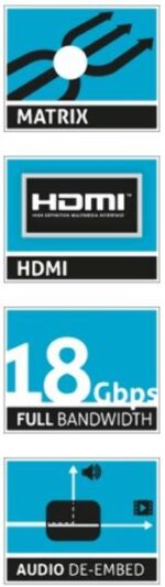 PURELINK MATRIZ 4X4 60H 4:4:4: 18GB  HDR10 Y DESEMBEBEDOR DE AUDIO - Imagen 5