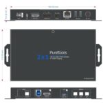 PURELINK SELECTOR KVM 2:1 HDMI/USB-C 4K 18GB BYOD