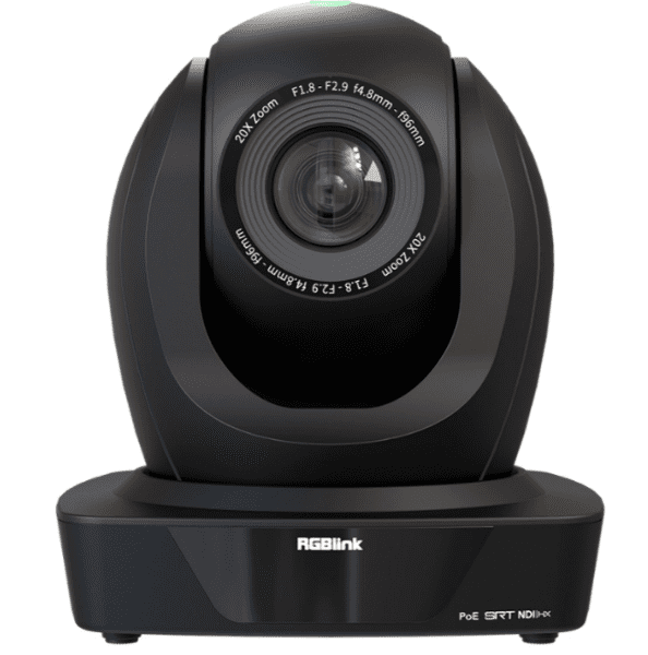 RGBLINK VUE CAMARA PTZ 12X HDMI/SDI/LAN POE TALLY, APERTURA FOCAL 70.8º