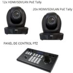 RGBLINK KIT CAMARAS 12X Y  20X HDMI/SDI/LAN POE, TALLY Y PANEL DE CONTROL