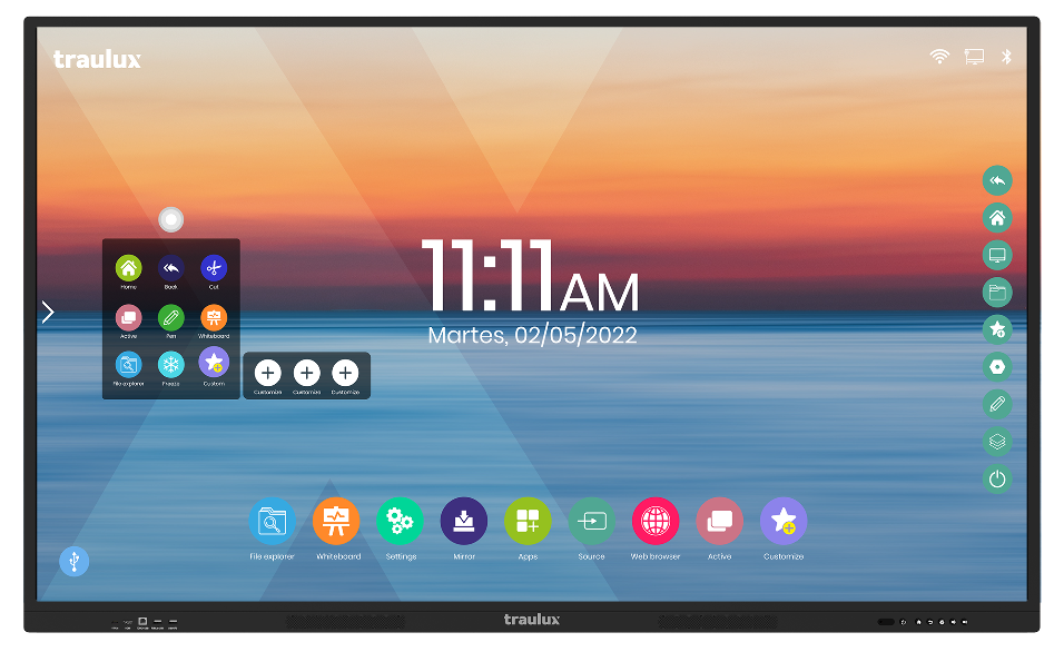 MONITOR TRAULUX 65" SERIE TX90 - Imagen 8