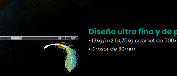 CABINET TRAULUX T-TRIX 2.6 100X25 1000nits 3840Hz