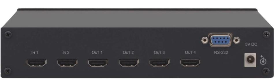 KRAMER VM-24HC SELEC DISTRIB 2X1:4 HDMI IR RS232 - Imagen 3