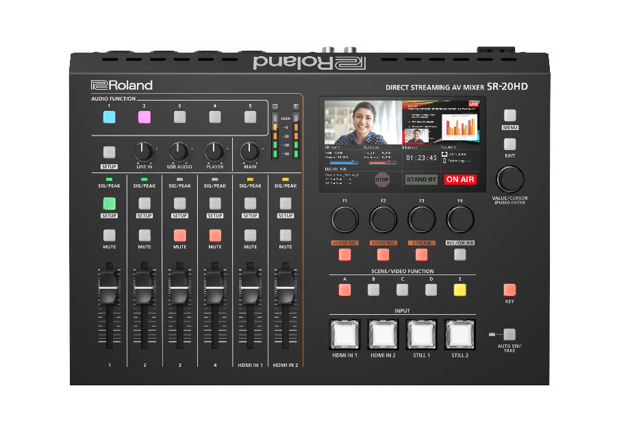 ROLAND SR-20HD MEZCLADOR AV STREAMING DIRECTO - Imagen 2