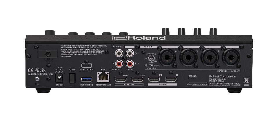 ROLAND SR-20HD MEZCLADOR AV STREAMING DIRECTO - Imagen 3