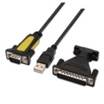 Cable Conversor impresora  A104-0039/ USB Macho - DB9 Macho/ 1.8m/ Negro