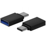 Adaptador USB 3.2  A108-0717/ USB Hembra - USB Tipo-C Macho/ Negro