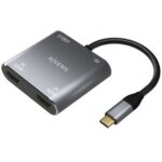 Conversor USB Tipo-C  A109-0625/ 2x HDMI 4K SST MST Hembra - USB Tipo-C Macho - USB Hembra - USB Tipo-C Hembra