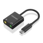 Tarjeta de Sonido  A109-0767/ USB-C Macho - 2xJack 3.5 Hembra