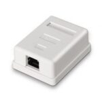 Roseta de Superficie  A139-0303/ Cat.6/ 1 Toma