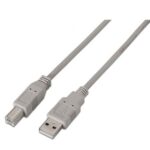 Cable USB 2.0 Impresora  A101-0002/ USB Tipo-B Macho - USB Macho/ Hasta 2.5W/ 60Mbps/ 1.8m/ Beige