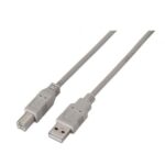 Cable USB 2.0 Impresora  A101-0003/ USB Tipo-B Macho - USB Macho/ Hasta 2.5W/ 60Mbps/ 3m/ Beige