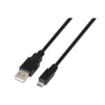 Cable USB 2.0  A101-0028/ USB Macho - MicroUSB Macho/ Hasta 2.5W/ 60Mbps/ 1.8m/ Negro