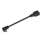 Cable USB 2.0  A101-0034/ MiniUSB Macho - USB Hembra/ Hasta 2.5W/ 60Mbps/ 15cm/ Negro