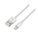 Cable USB 2.0 Lightning  A102-0035/ USB Macho - Lightning Macho/ Hasta 2.5W/ 60Mbps/ 1m/ Blanco