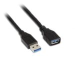 Cable Alargador USB 3.0  A105-0042/ USB Macho - USB Hembra/ Hasta 9W/ 625Mbps/ 2m/ Negro