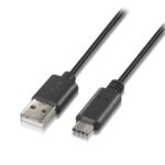 Cable USB 2.0 Tipo-C  A107-0050/ USB Tipo-C Macho - USB Macho/ Hasta 9W/ 625Mbps/ 50cm/ Negro