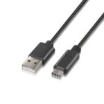 Cable USB 2.0 Tipo-C  A107-0051/ USB Tipo-C Macho - USB Macho/ Hasta 9W/ 625Mbps/ 1m/ Negro