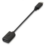 Cable USB 2.0  A107-0059/ USB Tipo-C Macho - USB Hembra/ Hasta 9W/ 625Mbps/ 15cm/ Negro