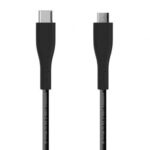 Cable USB 2.0  A107-0349/ USB Tipo-C Macho - MicroUSB Macho/ Hasta 15W/ 60Mbps/ 1m/ Negro
