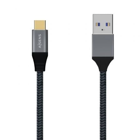 Cable USB 3.1 Tipo-C  A107-0633/ USB Tipo-C Macho - USB Macho/ Hasta 27W/ 1250Mbps/ 2m/ Gris