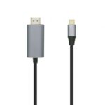 Cable Conversor  A109-0393/ USB Tipo-C Macho - HDMI Macho/ Hasta 27W/ 1250Mbps/ 1.8m/ Negro