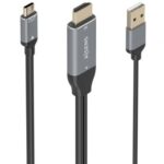 Cable Conversor  A109-0871/ HDMI Macho/ USB Macho - USB Tipo-C Macho/ 1.8m/ Negro