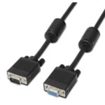 Cable Alargador SVGA  A113-0078/ VGA Macho - VGA Hembra/ Hasta 3W/ 10Mbps/ 1.8m/ Negro