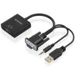 Cable Conversor  A115-0872 SVGA Macho - USB Macho/ Jack Macho - HDMI Hembra/ 20cm/ Negro