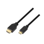 Cable HDMI  A119-0115/ HDMI Macho - Mini HDMI Macho/ Hasta 10W/ 720Mbps/ 3m/ Negro
