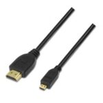 Cable Micro HDMI  A119-0116/ HDMI Macho - Micro HDMI Macho/ Hasta 10W/ 720Mbps/ 80cm/ Negro