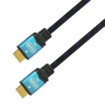 Cable HDMI 2.0 4K  A120-0355/ HDMI Macho - HDMI Macho/ Hasta 10W/ 2250Mbps/ 50cm/ Negro y Azul