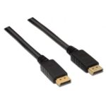 Cable DisplayPort 1.2 4K  A124-0129/ DisplayPort Macho - DisplayPort Macho/ Hasta 5W/ 2300Mbps/ 2m/ Negro