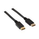 Cable DisplayPort 1.2 4K  A124-0130/ DisplayPort Macho - DisplayPort Macho/ Hasta 5W/ 2300Mbps/ 3m/ Negro