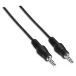 Cable Estéreo  A128-0141/ Jack 3.5 Macho - Jack 3.5 Macho/ Hasta 0.1W/ 30cm/ Negro