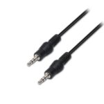 Cable Estéreo  A128-0143/ Jack 3.5 Macho - Jack 3.5 Macho/ Hasta 0.1W/ 3m/ Negro