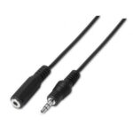 Cable Estéreo  A128-0146/ Jack 3.5 Macho - Jack 3.5 Hembra/ Hasta 0.1W/ 3m/ Negro