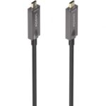 Cable USB 3.1 Tipo-C  AOC A157-0882/ USB Tipo-C Macho - USB Tipo-C Macho/ Hasta 60W/ 10Gbps/ 10m/ Negro