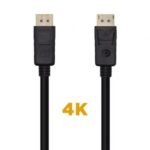 Cable DisplayPort 1.2 4K  A124-0455/ DisplayPort Macho - DisplayPort Macho/ 1m/ Negro