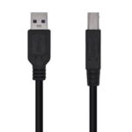 Cable USB 3.0 Impresora  A105-0445/ USB Tipo-B Macho - USB Macho/ 3m/ Negro