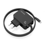 Cargador de Pared GaN  ASCH-1PD45WL032-BK/ 1xUSB Tipo-C + Cable 1.8m/ 45W