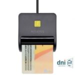 Lector de DNI  ASCR-SN01-BK/ Negro