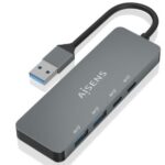Hub USB 3.2  A106-0696/ 2xUSB/ 2xUSB Tipo-C/ Gris