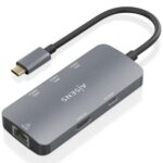 Docking USB Tipo-C  ASUC-6P019-GR/ 1xHDMI/ 3xUSB/ 1xRJ45/ 1xUSB Tipo-C PD/ Gris