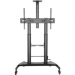 Soporte de Suelo Inclinable con Ruedas y Manivela  FT100TE-123 para TV 60-100"/ hasta 100kg
