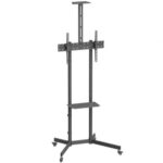 Soporte de Suelo Inclinable con Ruedas/ Soporte de Cámara  FT70TE-335 para TV 37"-70"/ hasta 45kg