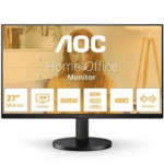 Monitor Profesional AOC U27B3CF 27"/ 4K/ Multimedia/ Regulable en altura/ Negro