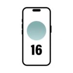 Smartphone Apple iPhone 16 256GB/ 6.1"/ 5G/ Verde Azulado