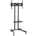 Soporte de Suelo Inclinable Fonestar STS-4664N para TV de 37-70"/ hasta 40kg