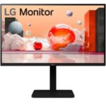 Monitor Profesional LG 24BA560-B 24"/ Full HD/ Multimedia/ Regulable en altura/ Negro